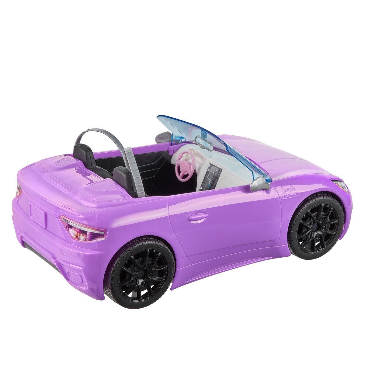 Barbie Convertible Toy Car, Sparkly Pink 2-Seater Cote dIvoire
