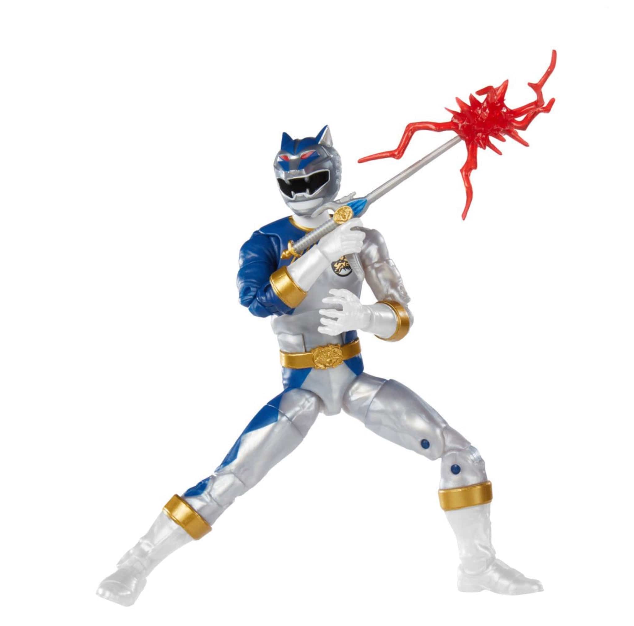 Power Rangers Lightning Wild Force Lunar Wolf Ranger Figure
