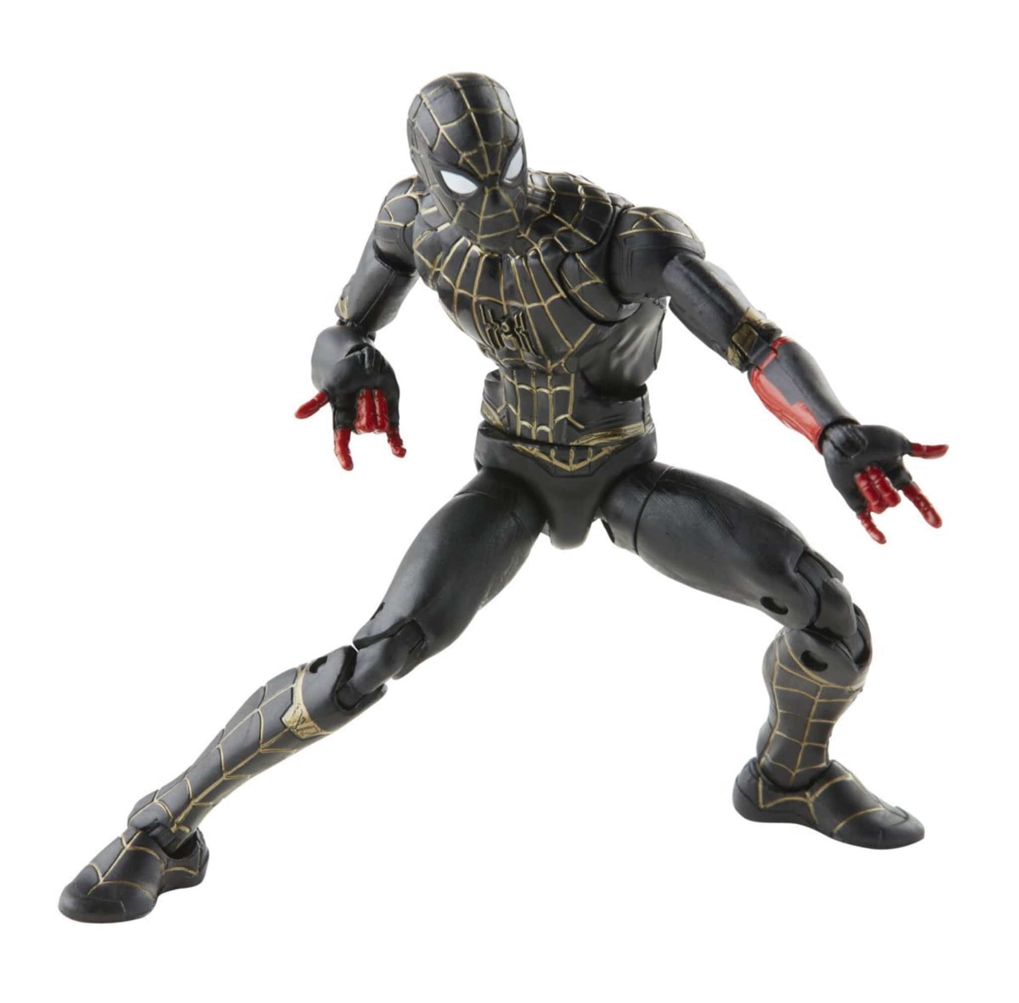 Spider Man 3 Marvel Legends Black and Gold Spider Man 6 Inch Action Fi