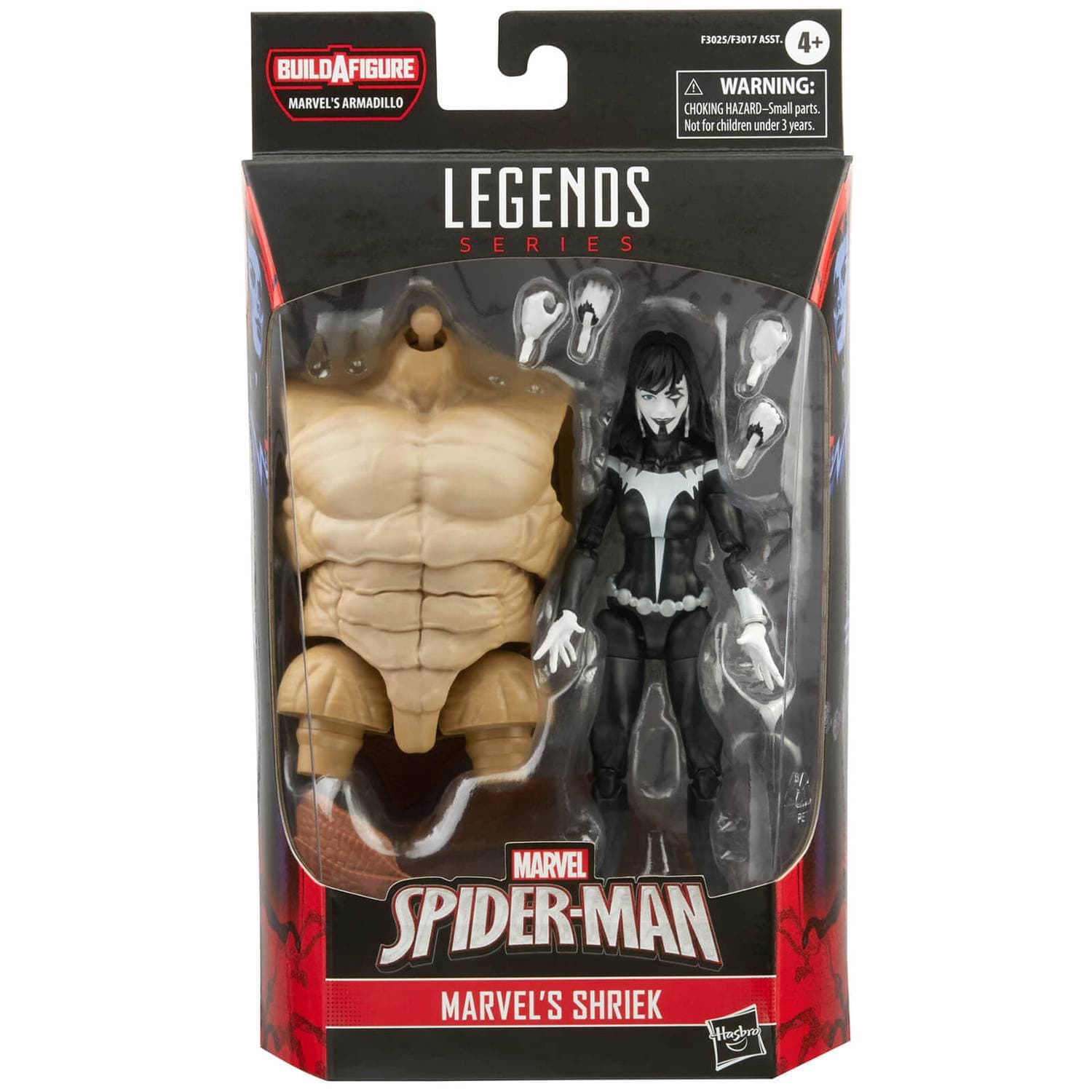 Hasbro Marvel Legends Series Marvel's Shriek 6 Inch Action Figure and Build-A-Figure Part Boxed