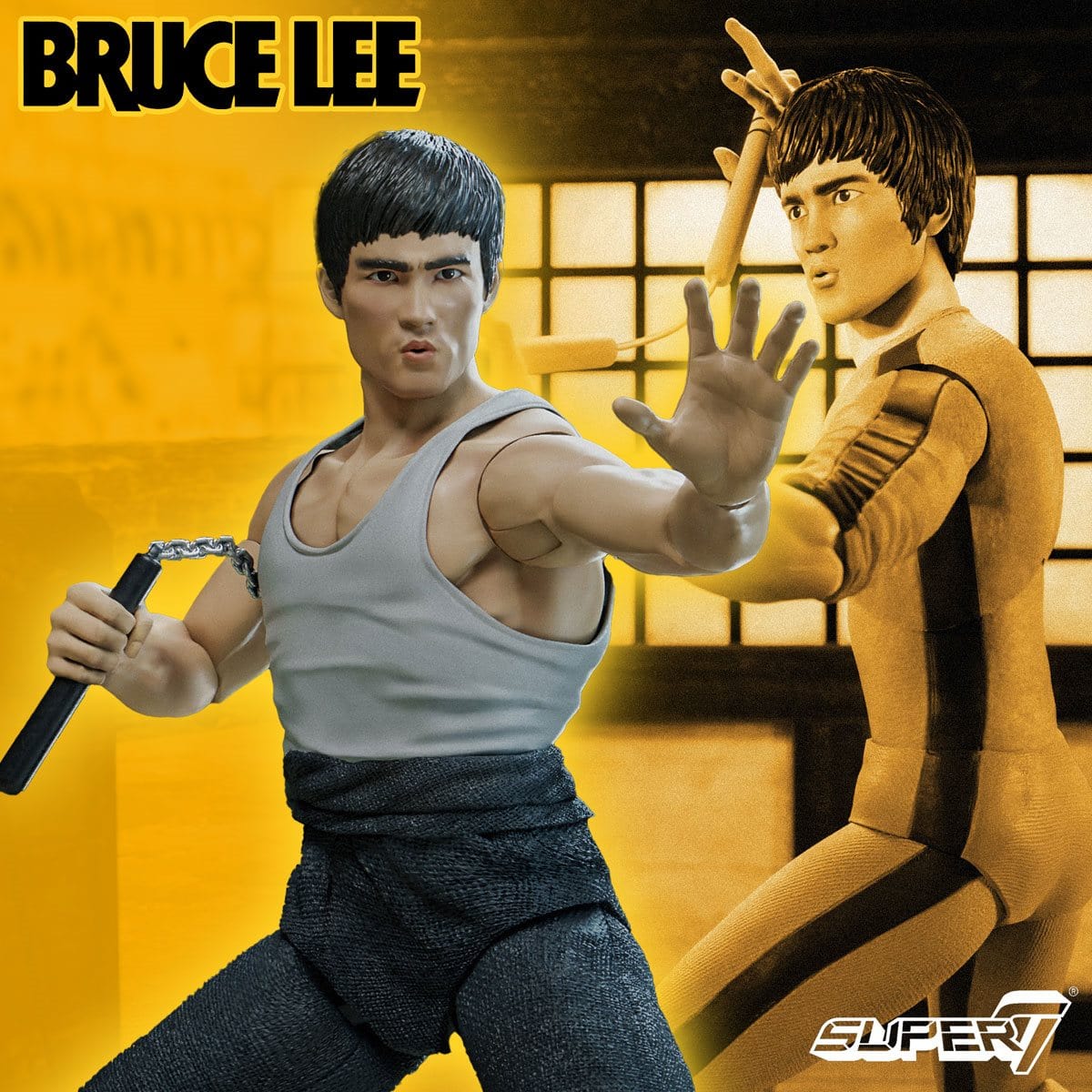 Bruce Lee Ultimates Wave 1 Set of 2 Figures