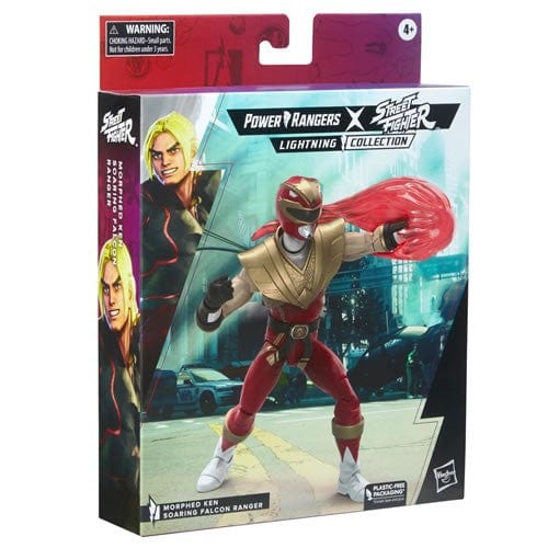 Power Rangers X Street Fighter Lightning Collection Morphed Ken Soaring Falcon Media Small box