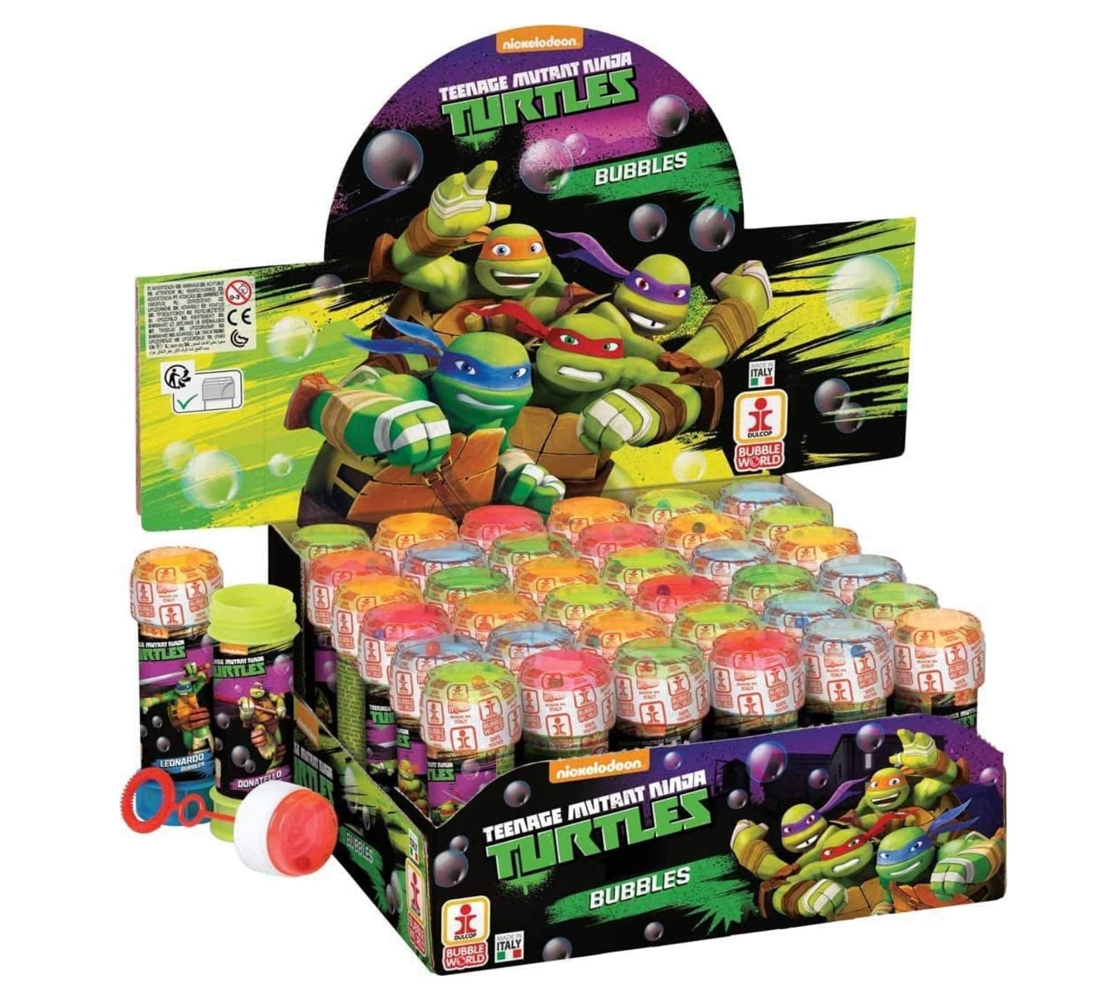 Nickelodeon TMNT Party Bubbles Boys/Kids Childrens Loot Bag Fillers Toys Gift
