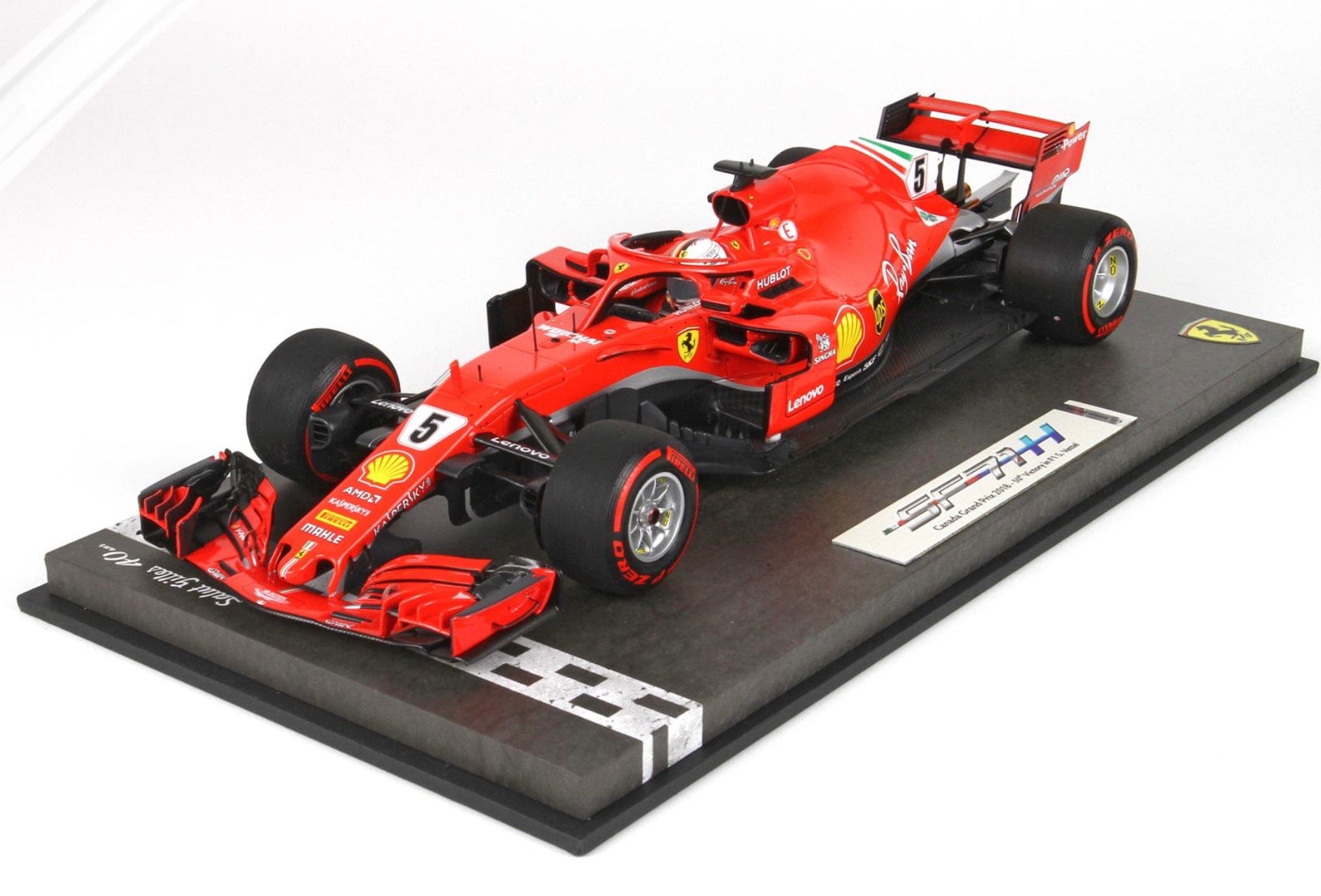 Ferrari SF71-H GP Canada 2018 S. Vettel Special Packaging with Display Case