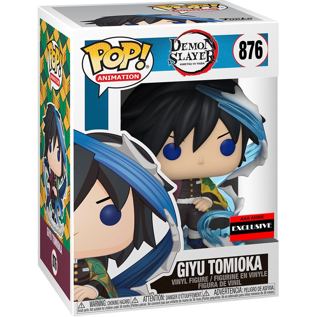 Demon Slayer Giyu Tomioka Pop! Vinyl Figure - AAA Anime Exclusive