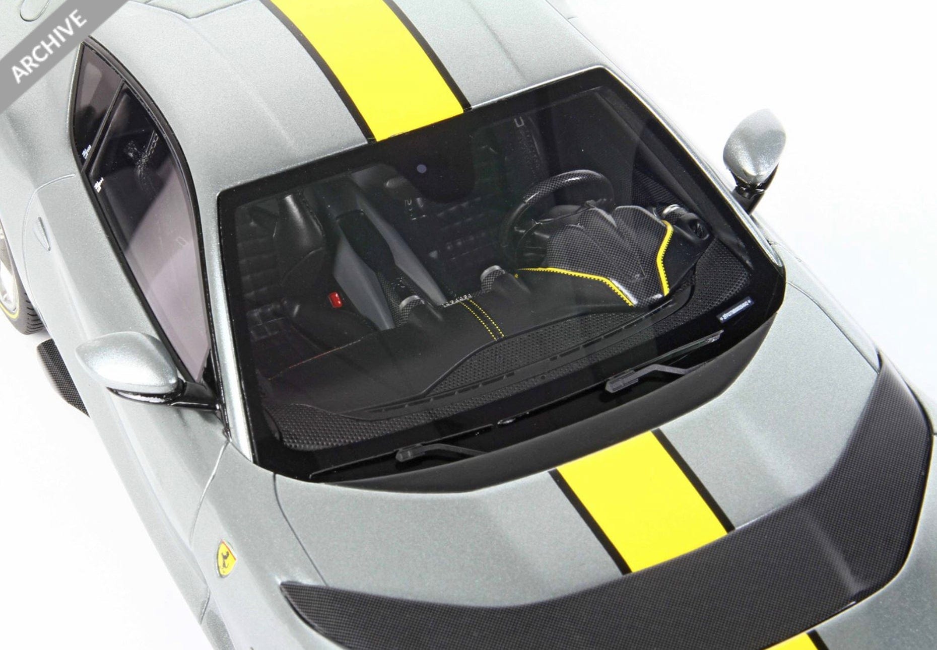 Ferrari 812 Competizione 2021 COBURN Grey with  Display Case