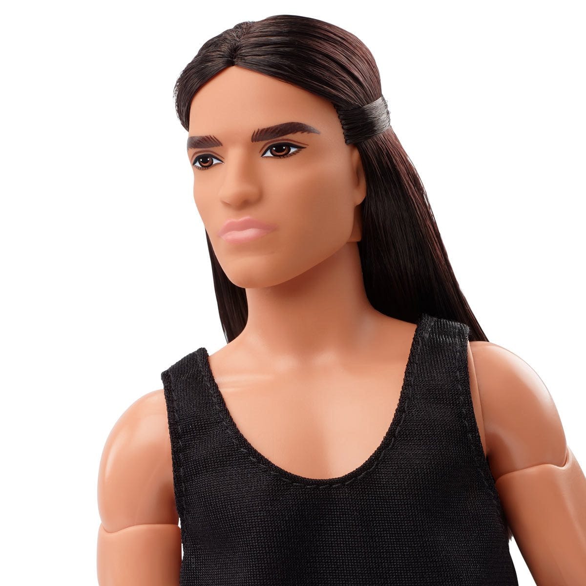 Barbie Looks Doll (Ken Doll Long Brunette Hair)