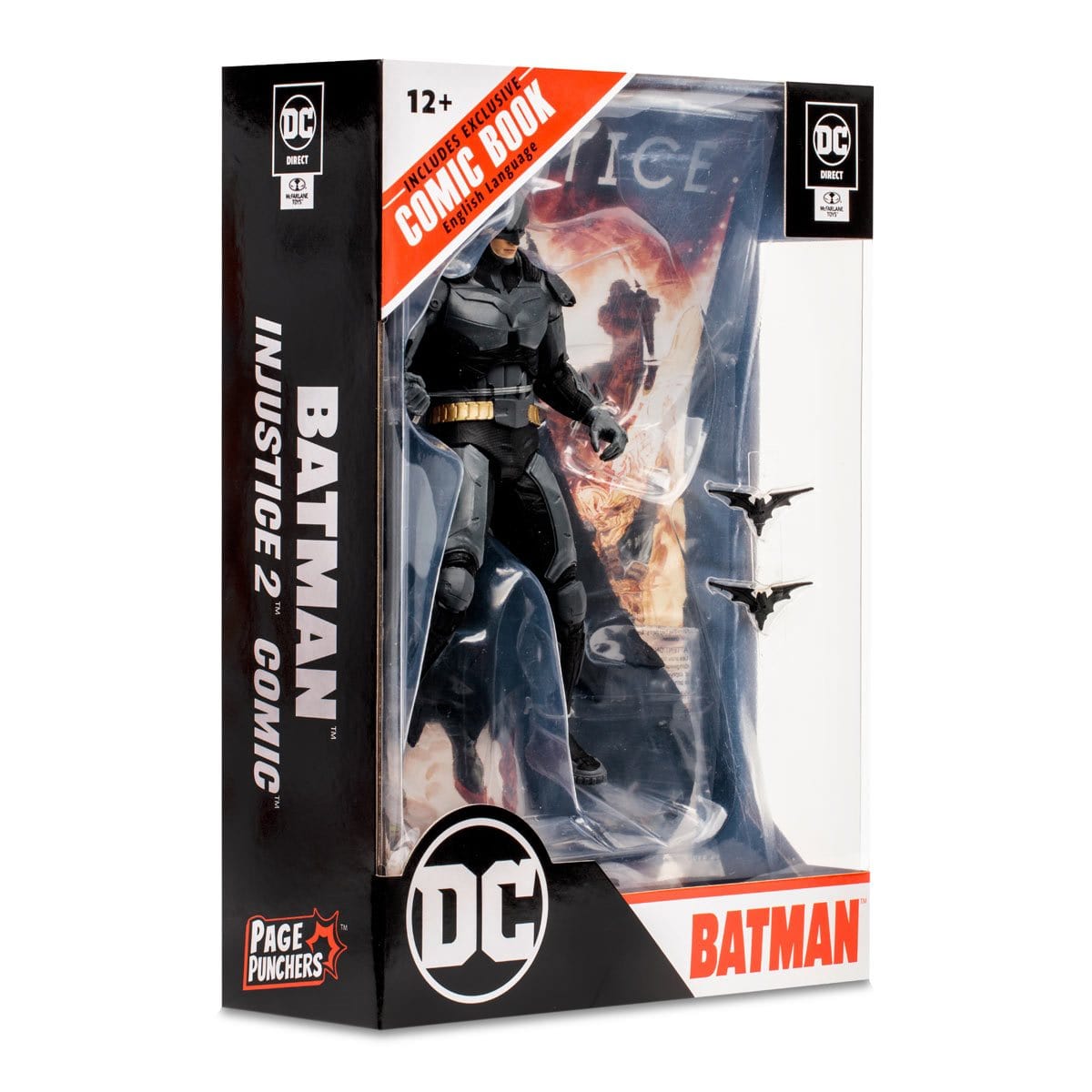 Injustice 2 Batman Page Punchers 7-Inch Scale Action Figure with Injustice Comic Book Side