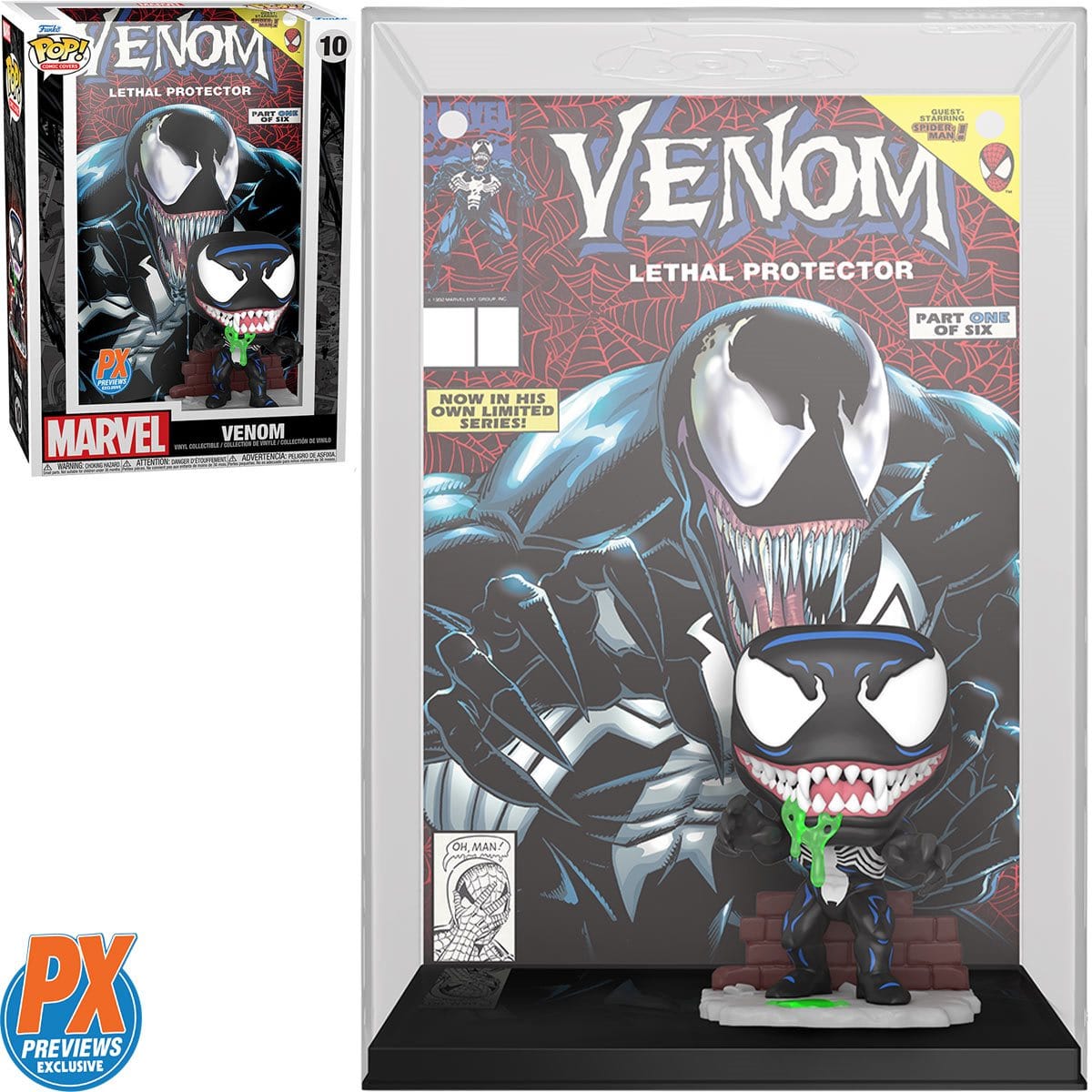 Marvel: Pop! Vinyl Figure: Venom (Lethal Protector Comic Cover Edition)