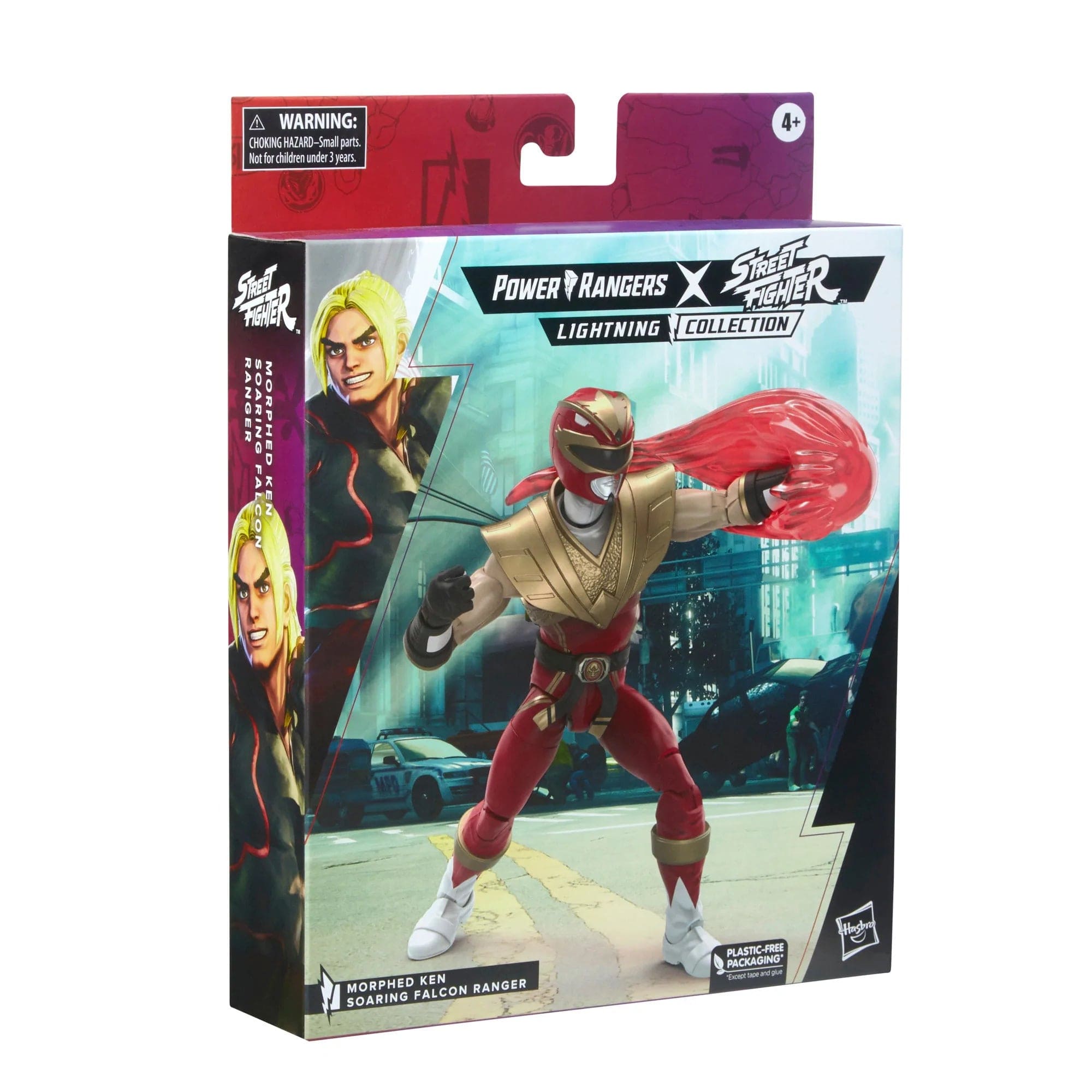 Power Rangers X Street Fighter Lightning Collection Morphed Ken Soaring Falcon Media Imagery 