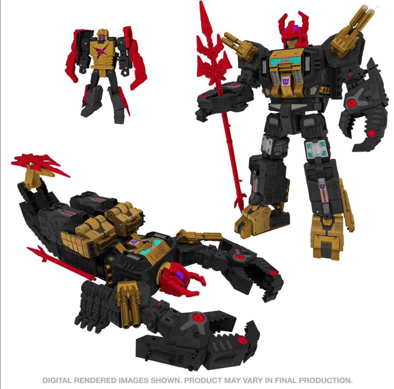 Transformers Generations Selects Black Zarak Exclusive Titan Class