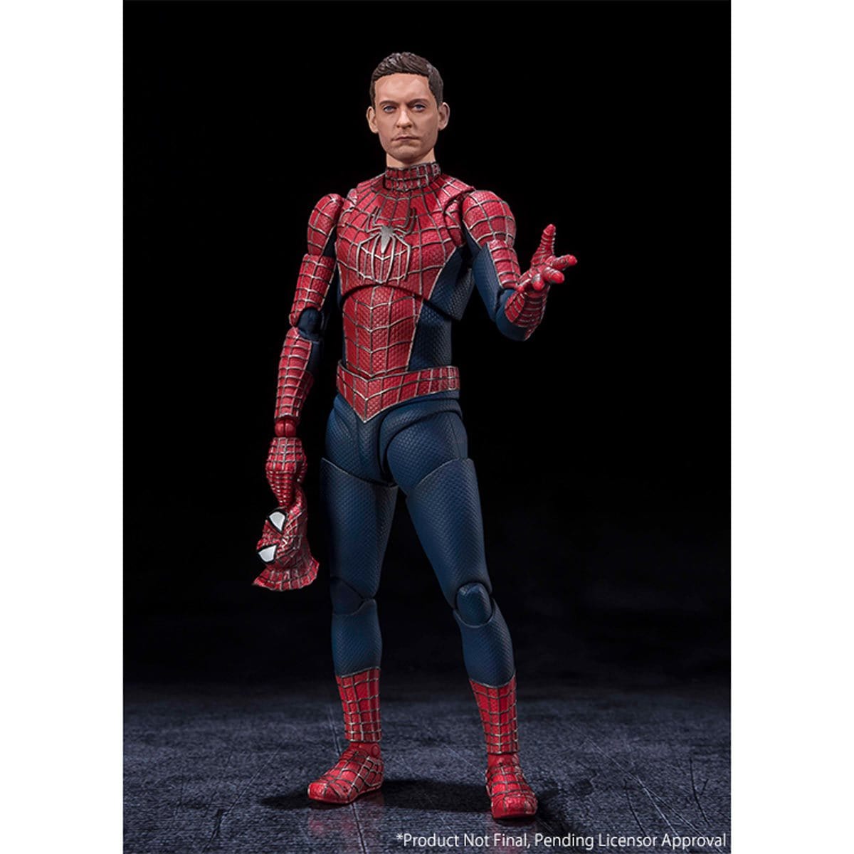 Spider-Man: No Way Home The Friendly Neighbourhood Spider-Man S.H.Figuarts Action Figure Media 5 mask off