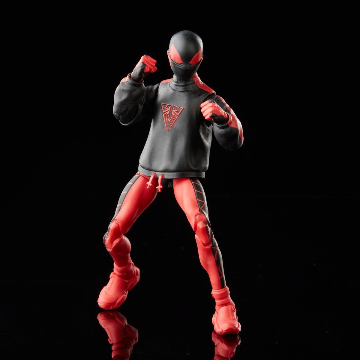 Spider-Man Retro Marvel Legends Miles Morales Spider-Man 6-Inch Action Figure Fight Pose