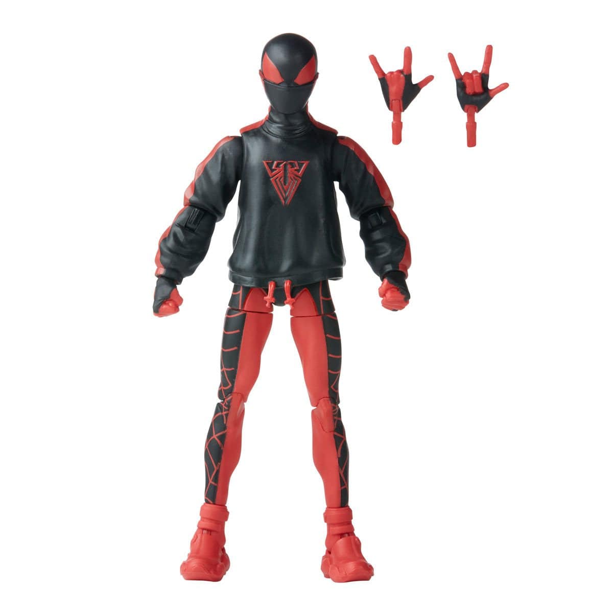 Spider-Man Retro Marvel Legends Miles Morales Spider-Man 6-Inch Action Figure With Accessories