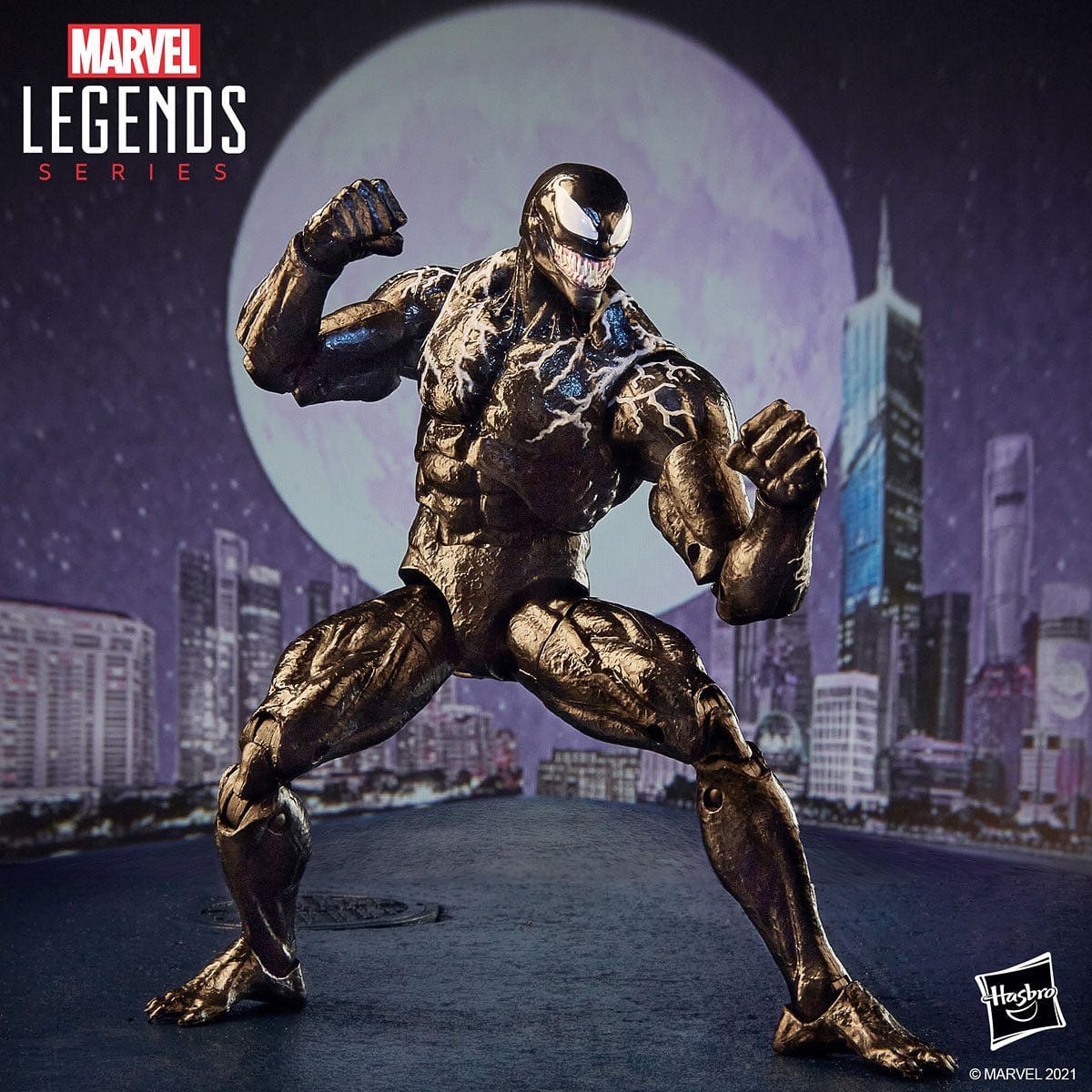 Marvel Legends Series Venom 6-inch Collectible Action Figure Venom Toy, Premium Design and 3 Accessories 