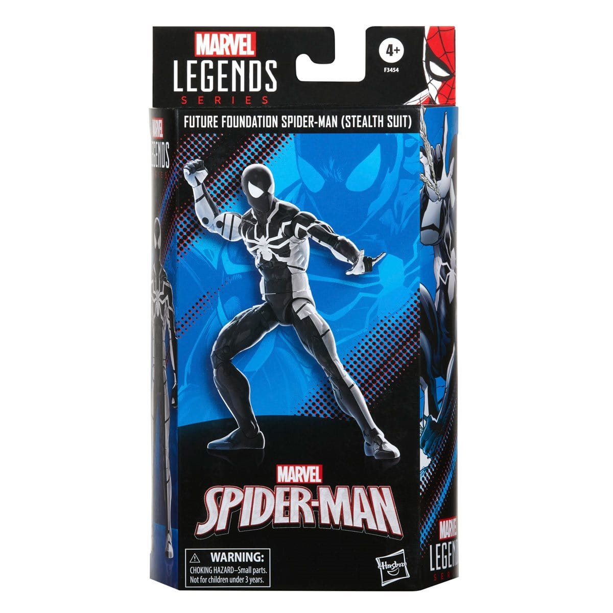 Future Foundation Spider-Man Stealth Suit Hasbro Marvel Legends Series Action Figure Media box front