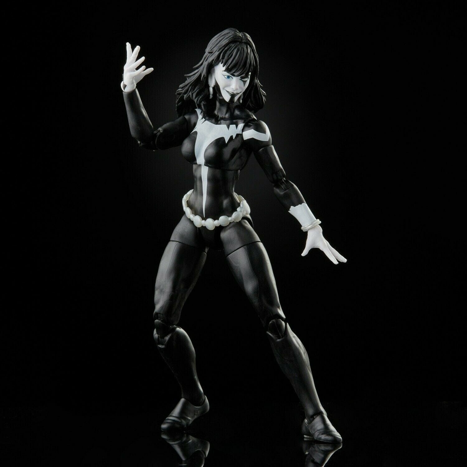 Hasbro Marvel Legends Series Marvel's Shriek 6 Inch Action Figure and Build-A-Figure Part Black background 