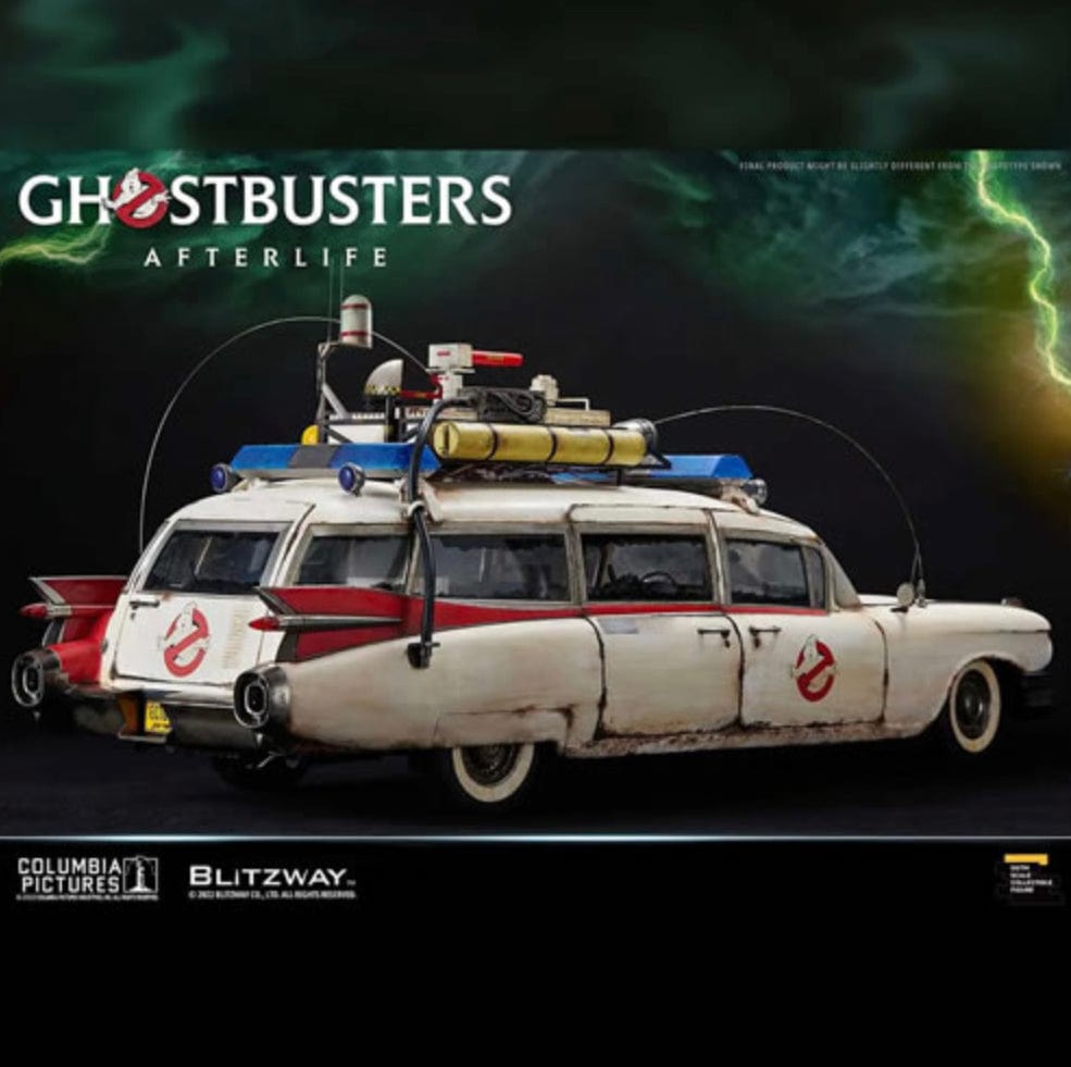 Ghostbusters: Afterlife Vehicles - 1/6 Scale ECTO-1 1959 CADILLAC 116 CM