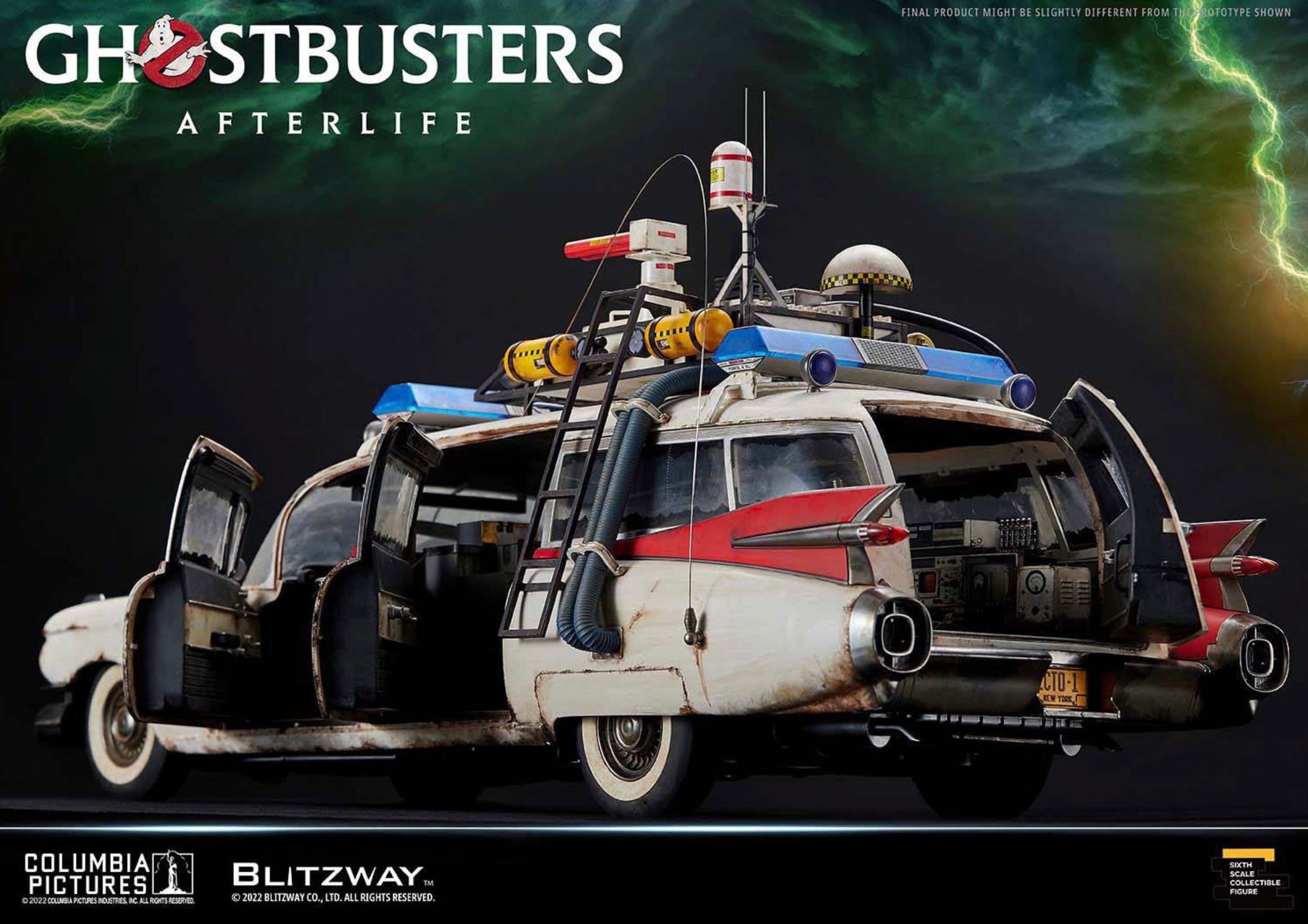 Ghostbusters: Afterlife Vehicles - 1/6 Scale ECTO-1 1959 CADILLAC 116 CM
