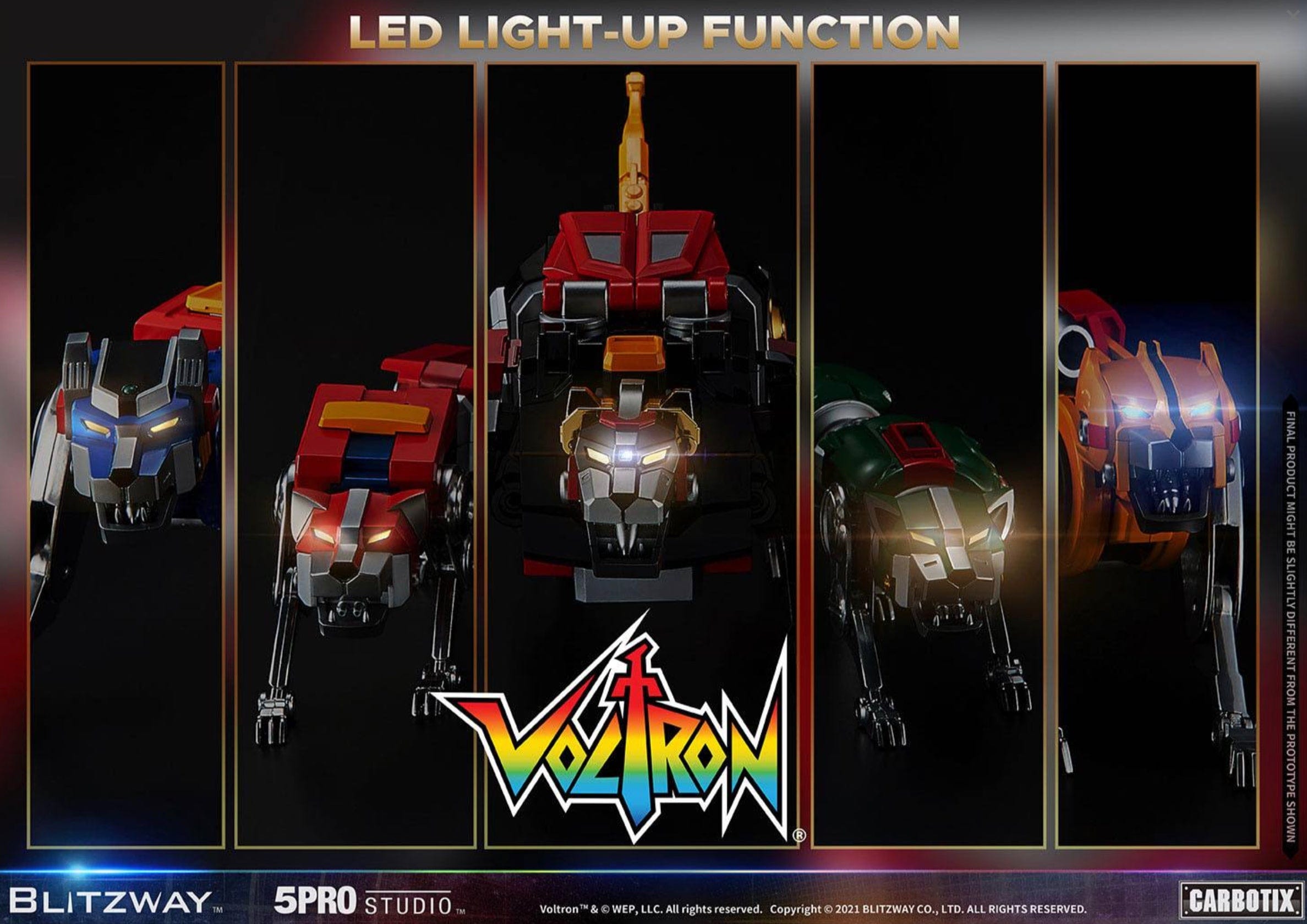 LED LIGHT-UP FUNCTION VOLTRON