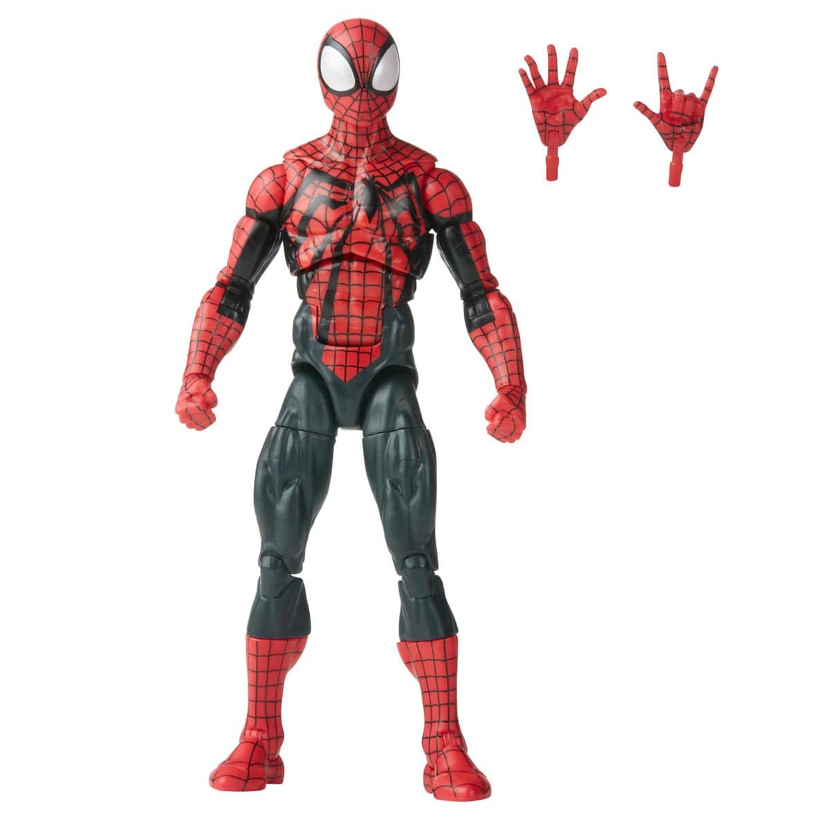 Spider-Man Retro Marvel Legends Ben Reilly Spider-Man 6-Inch Action Figure With Accessories 