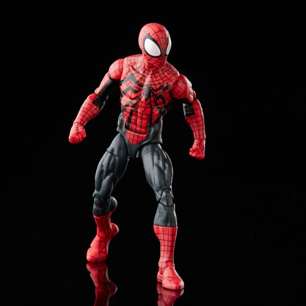 Spider-Man Retro Marvel Legends Ben Reilly Spider-Man 6-Inch Action Figure Stand Up