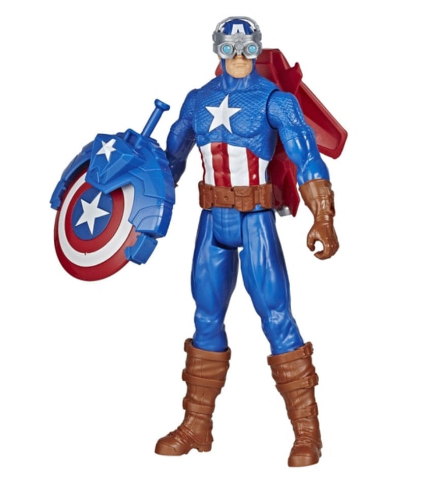 Marvel Avengers Captain America Titan Hero Blast Gear with Launcher