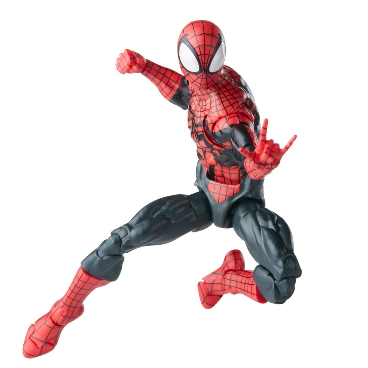 Spider-Man Retro Marvel Legends Ben Reilly Spider-Man 6-Inch Action Figure Flying Punch
