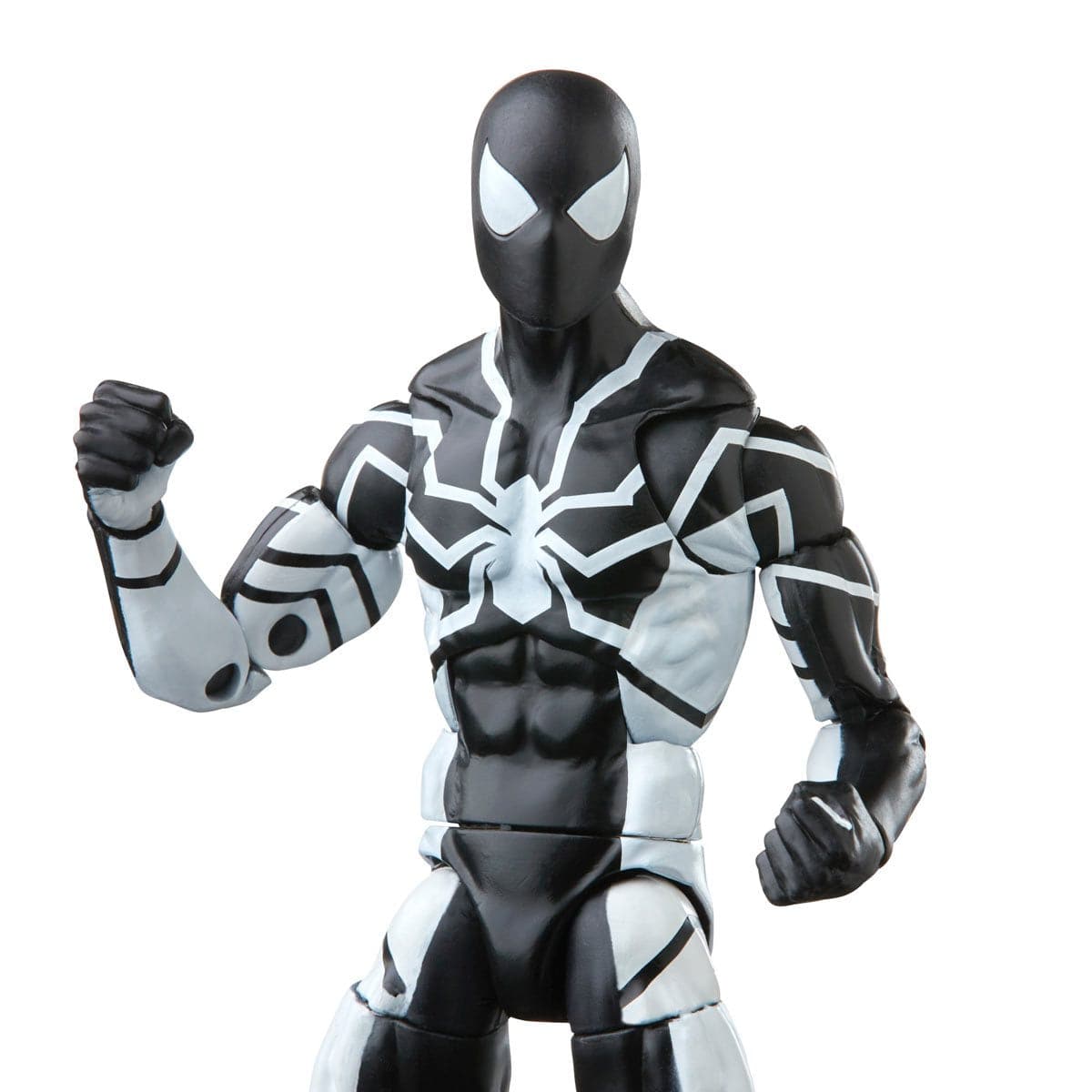 Future Foundation Spider-Man Stealth Suit Hasbro Marvel Legends Series Action Figure up close