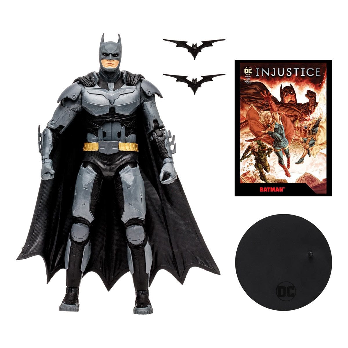 Injustice 2 Batman Page Punchers 7-Inch Scale Action Figure with Injustice Comic Book With accessories 