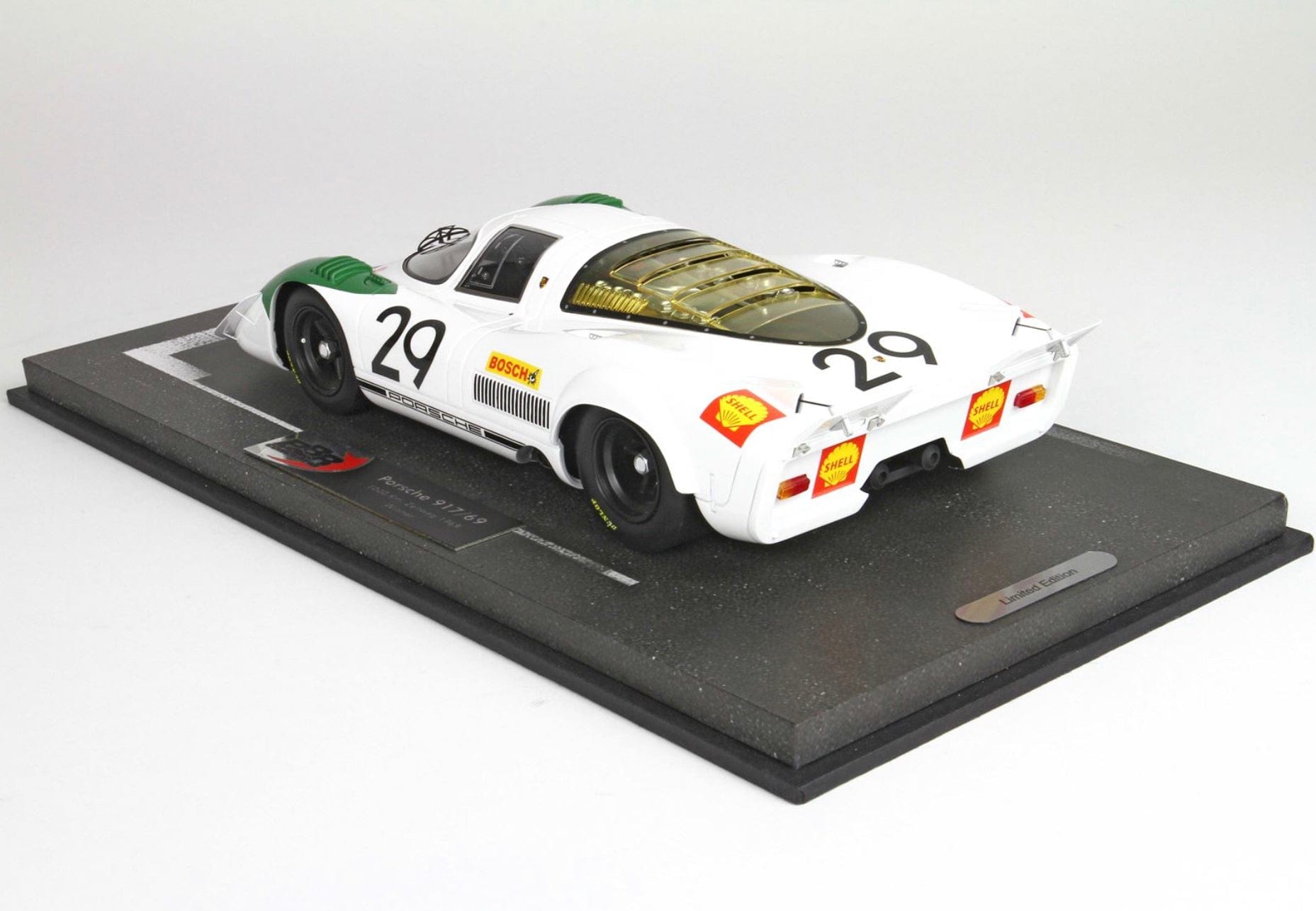 BBR MODELS - 1:18 Porsche 917 Winner 1000 km Zeltweg 1969 #29 LE of 200 RARE 