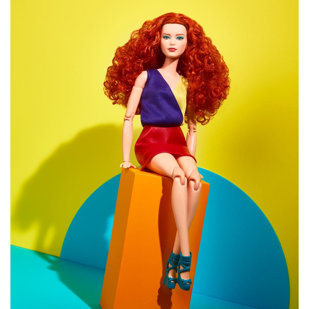 Barbie Looks Doll 13 with Red Hair - Coloured background