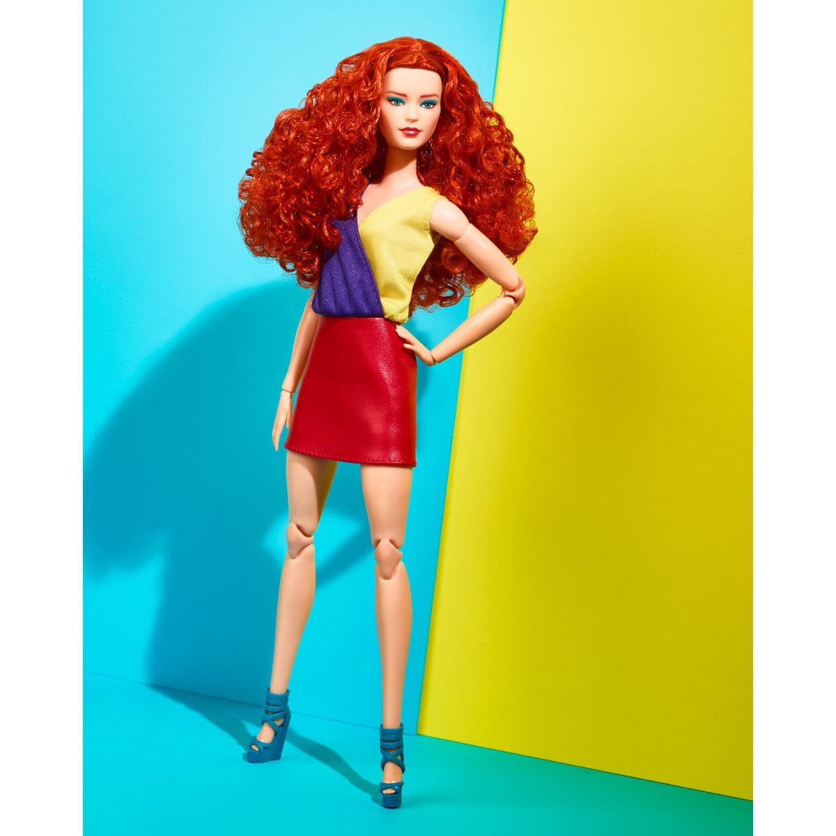 Barbie Looks Doll_13 with Red Hair Stance Pose