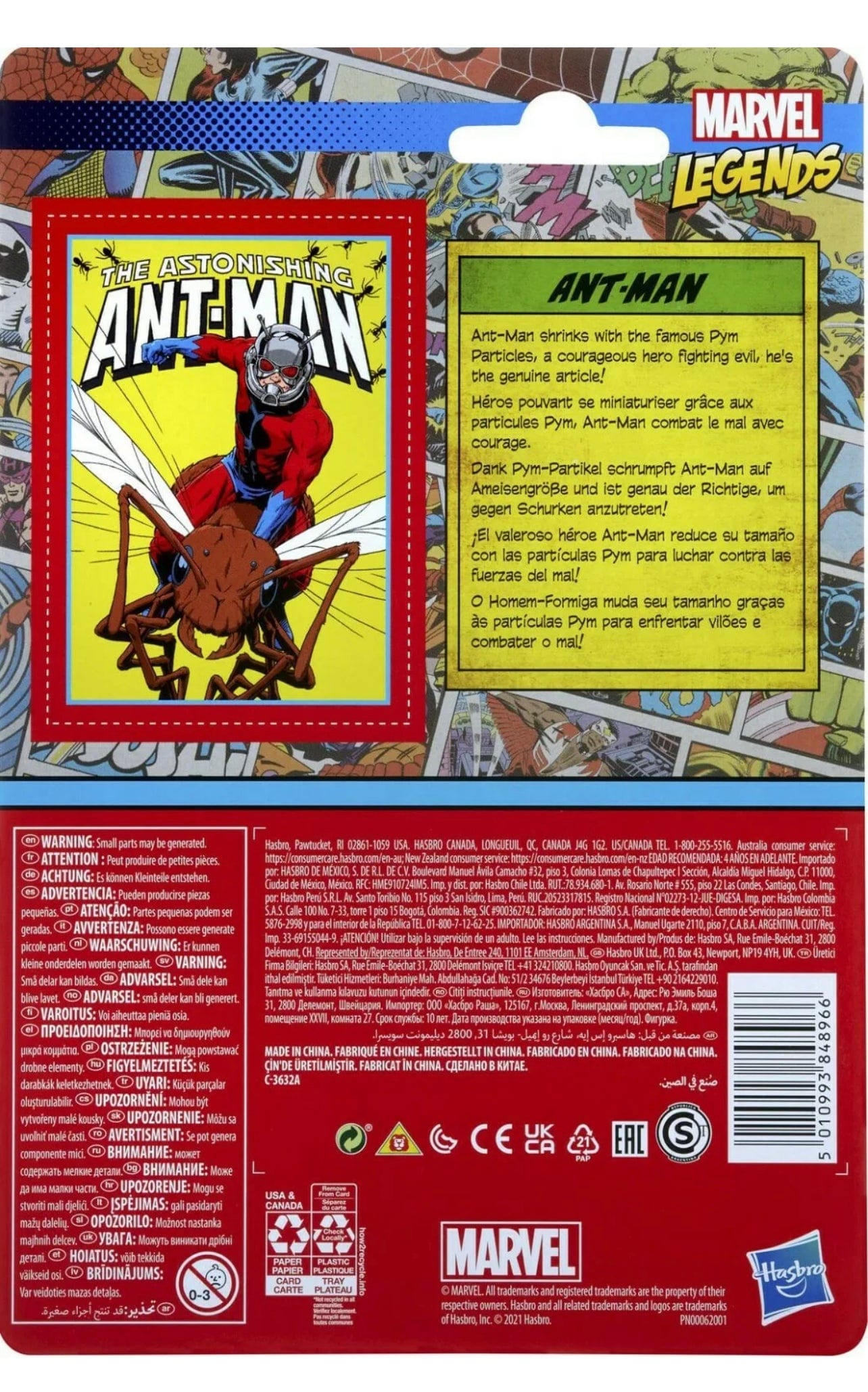 Marvel Legends Retro Recollect Ant-Man 3.75" Action Figure