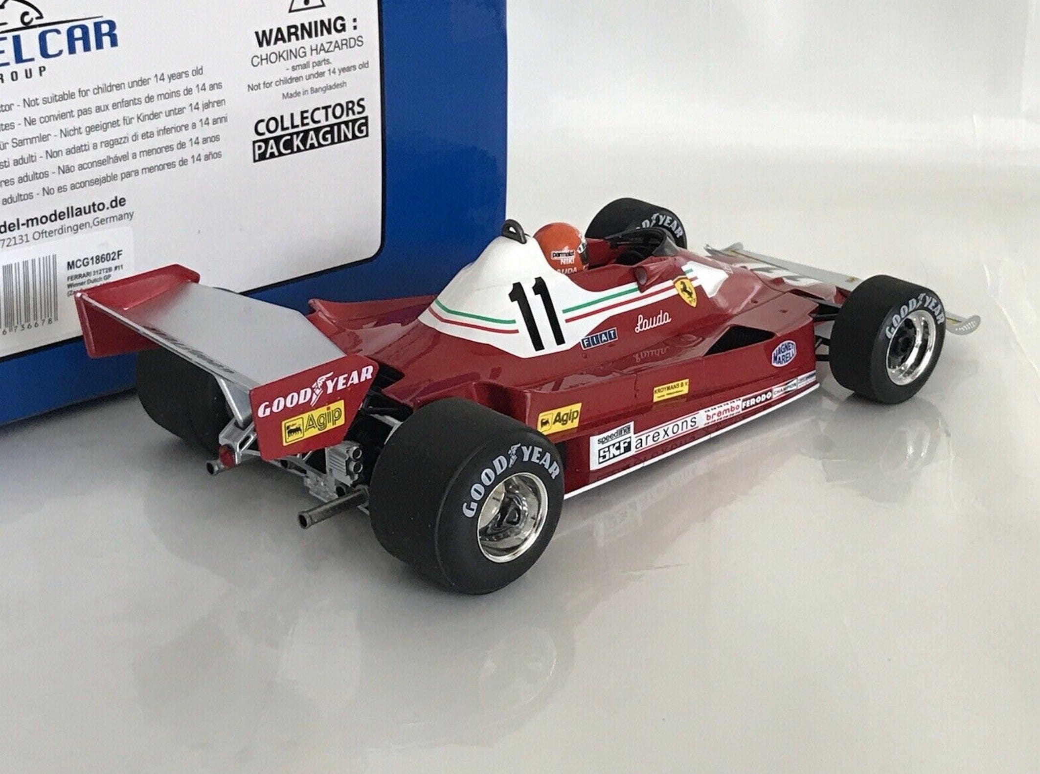 Niki Lauda Ferrari 312T2B #11 Winner Zandvoort formula 1 World Champion 1977 1:18 Model Car Group