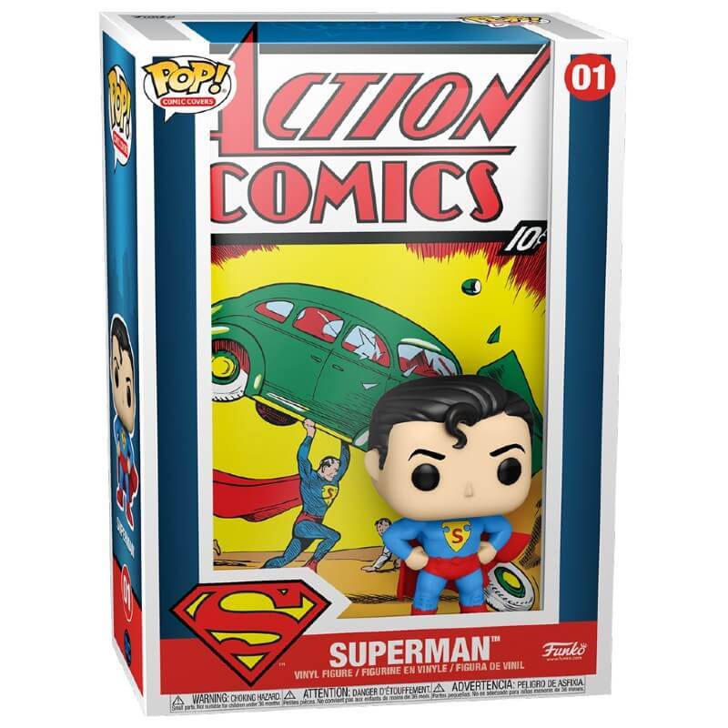 Funko Pop! DC Heroes Superman Action Comics #1 First Comic Cover