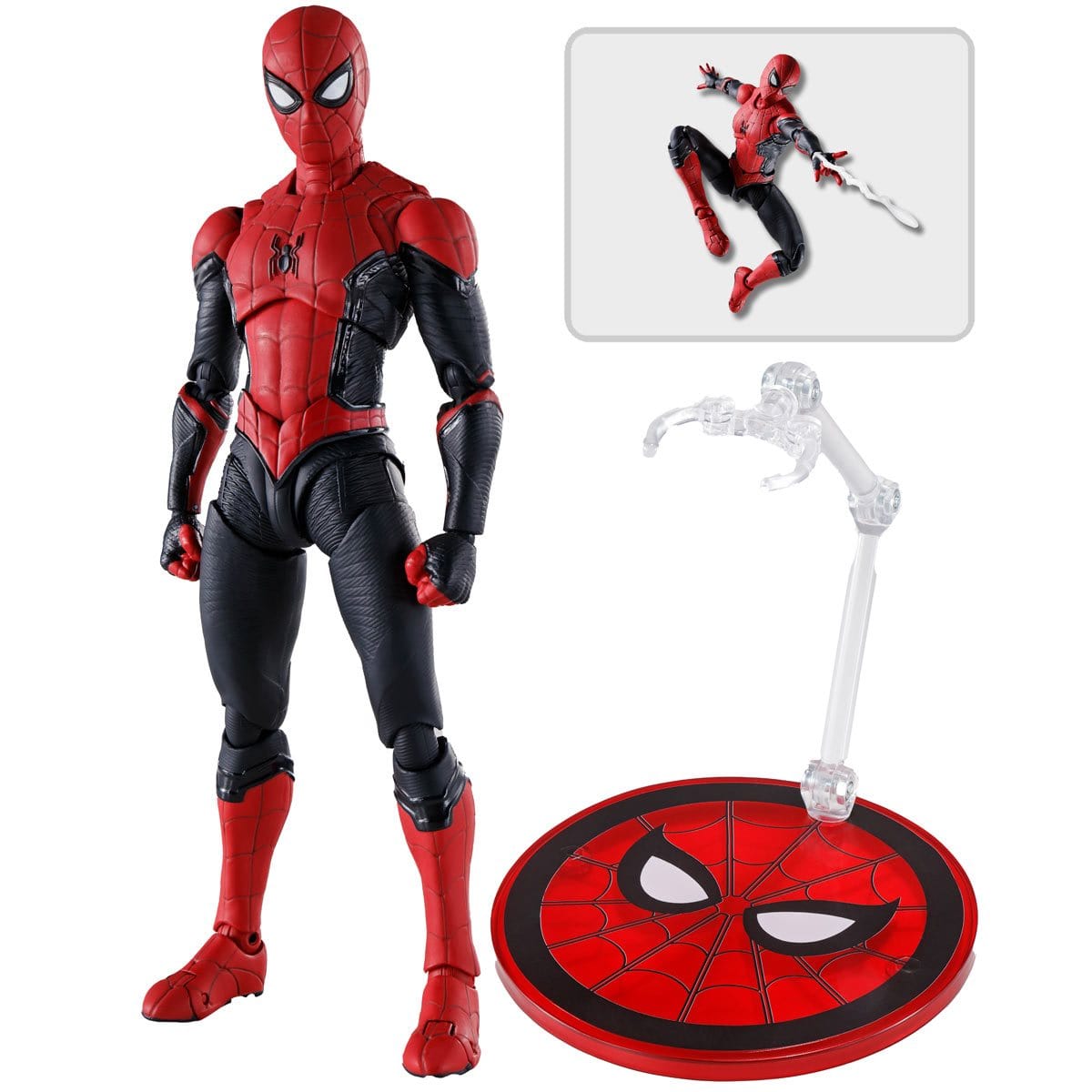 Spider-Man: No Way Home Spider-Man Upgraded Suit S.H.Figuarts Action Figure Media 1 of 8