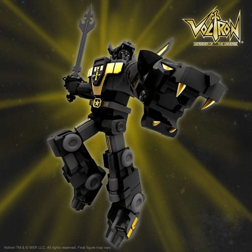 Voltron Ultimates (Galaxy Black) 6-Inch Action Figure Black and gold
