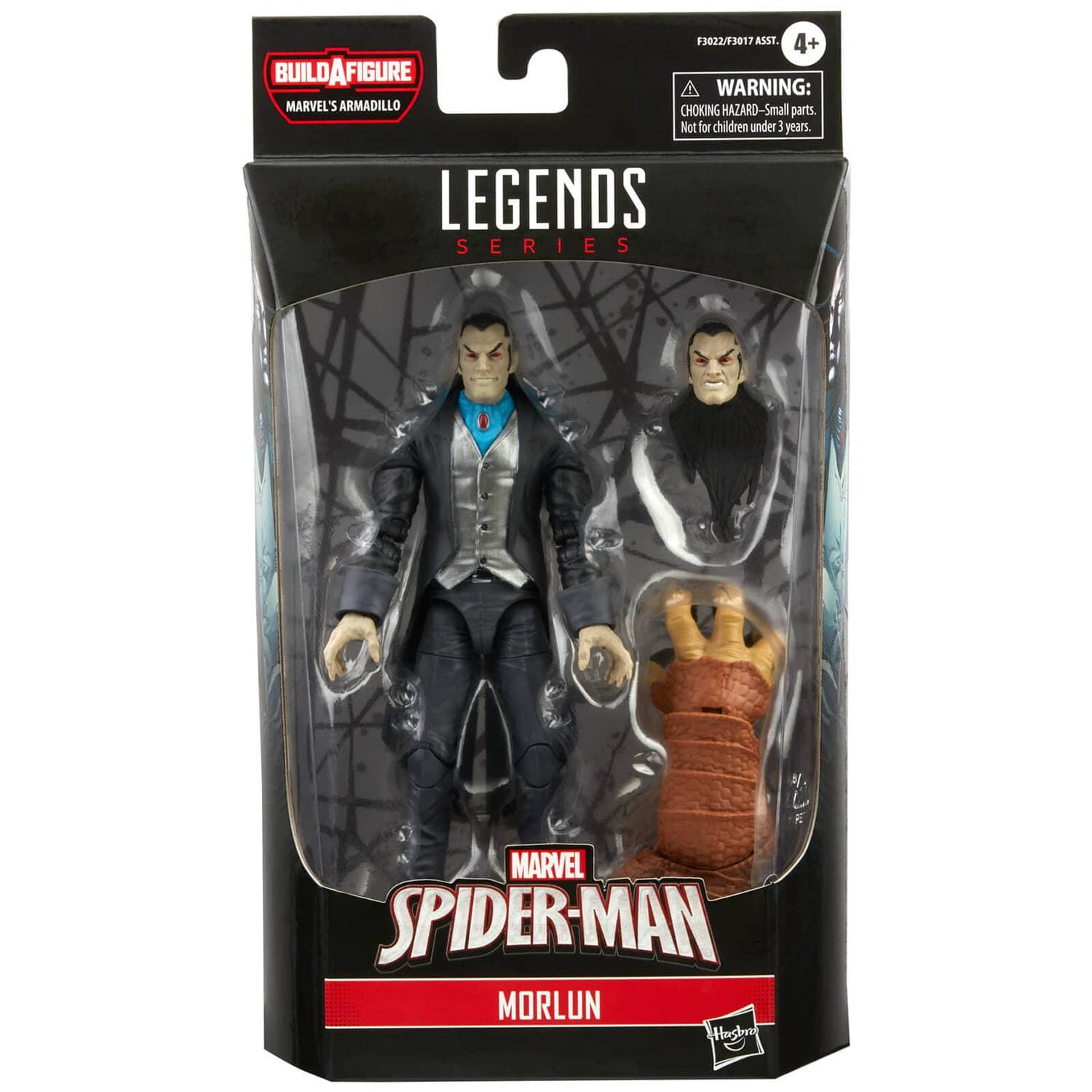 In box Hasbro Marvel Legends Series Morlun 6 Inch Action Figure and Build-A-Figure Part