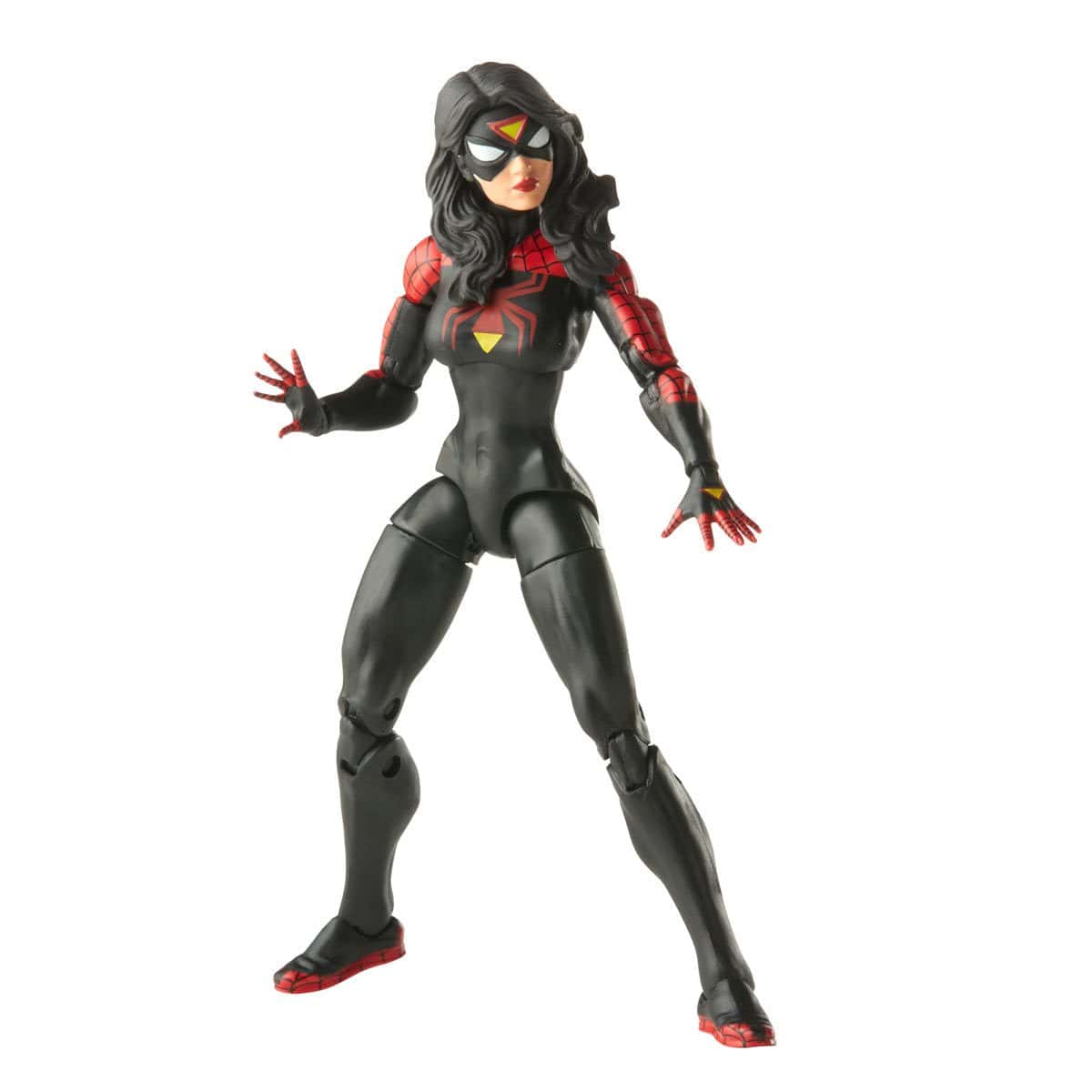 Spider-Man Retro Marvel Legends Jessica Drew Spider-Woman 6-Inch Action Figure.
