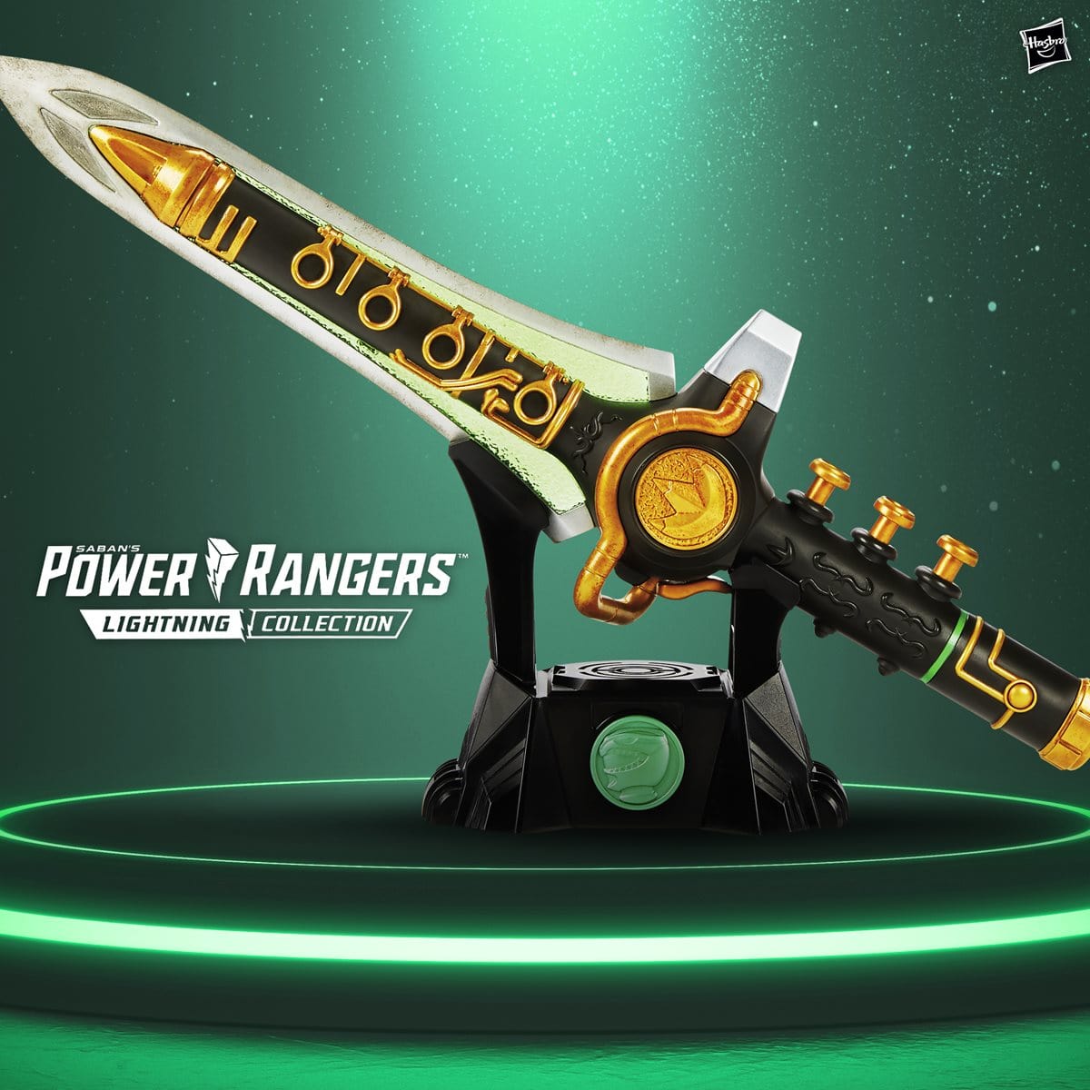 Power Rangers Lightning Collection Dragon Dagger Media Green