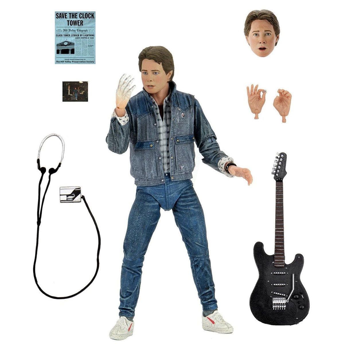Back to the Future Ultimate Marty McFly 1985 Audition 7-Inch Scale Action Figure