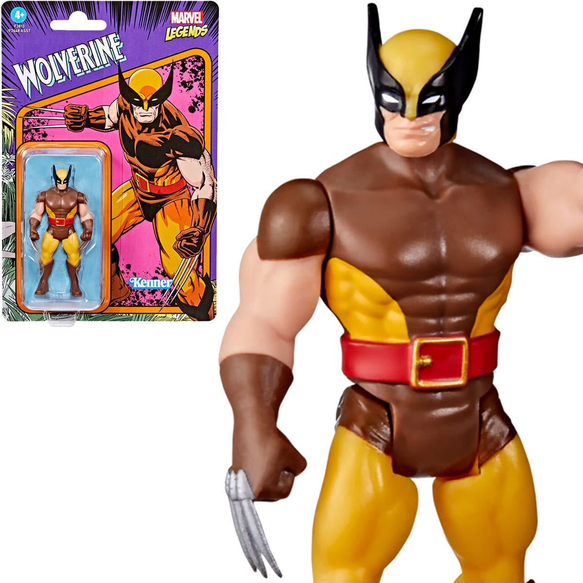 Marvel Legends Retro 375 Collection Wolverine 3 3/4-Inch Action Figure With box