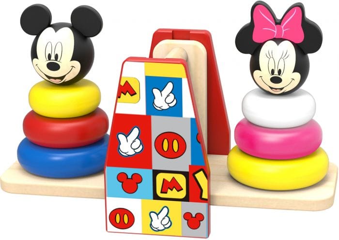 Disney Wooden Balance Stacker Mickey and Minnie Mouse 24m+