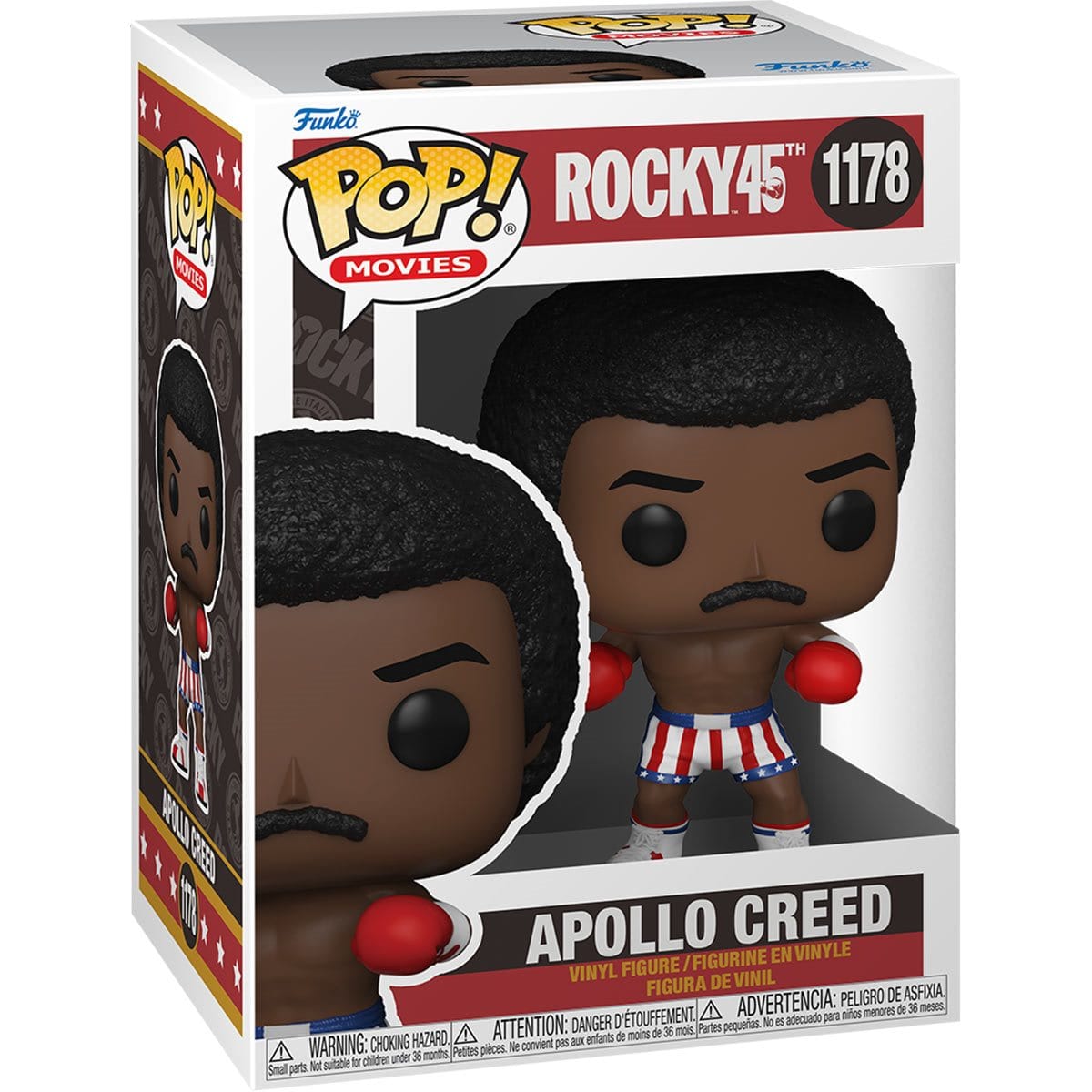 Rocky 45th Anniversary Apollo Creed Pop! Vinyl Figure Collectible Toy Action Figures
