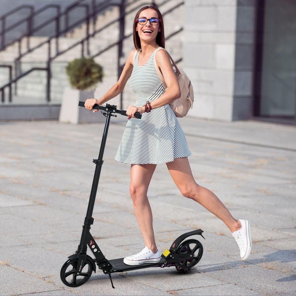 Kick Scooter Foldable Aluminum Ride On Toy For 8+ Adult